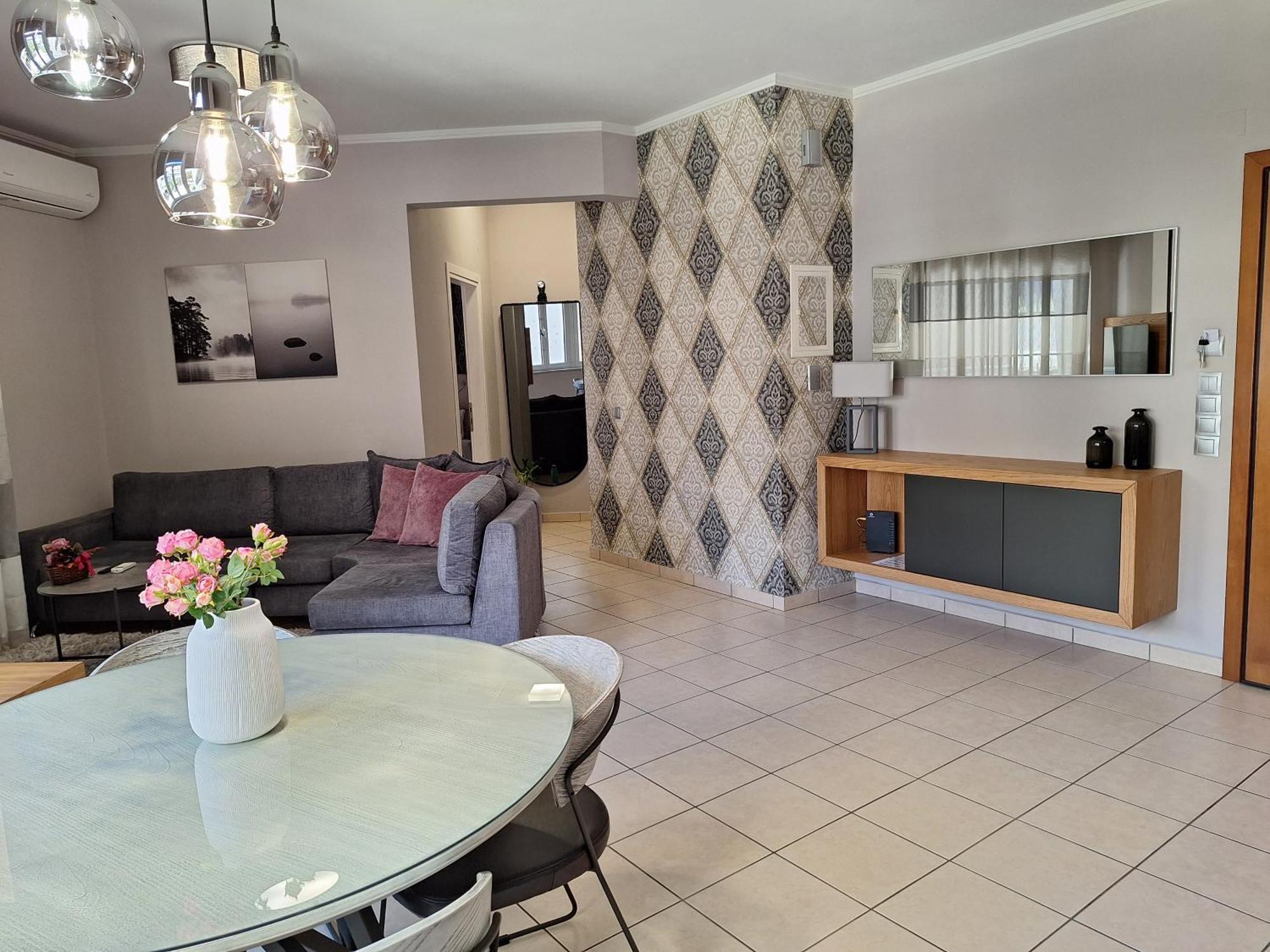 Ioanna'S Luxury Two Bedroom Apartment นาฟปลิโอ ภายนอก รูปภาพ